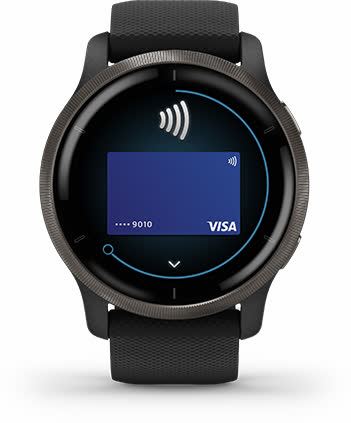 Система безконтактних платежів Garmin Pay у Venu 2 Система безконтактних платежів Garmin Pay у Venu 2
