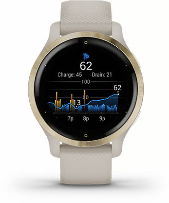 Спостереження за енергією Body Battery у Venu 2S Спостереження за енергією Body Battery у Venu 2S