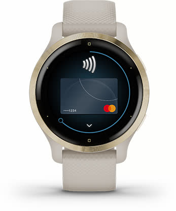 Система безконтактних платежів Garmin Pay у Venu 2S Система безконтактних платежів Garmin Pay у Venu 2S