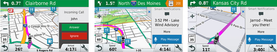 Мотонавігатор zumo 595LM. Безпровідний режим для дзвінків Мотонавігатор zumo 595LM. Безпровідний режим для дзвінків