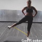 Відведення ноги в сторону стоячи