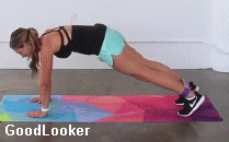 Відведення ніг в планці