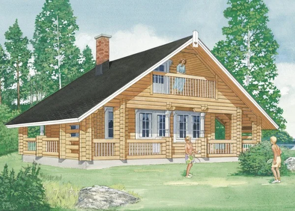 Дома из оцилиндрованного бревна, Бани из оцилиндрованного бревна