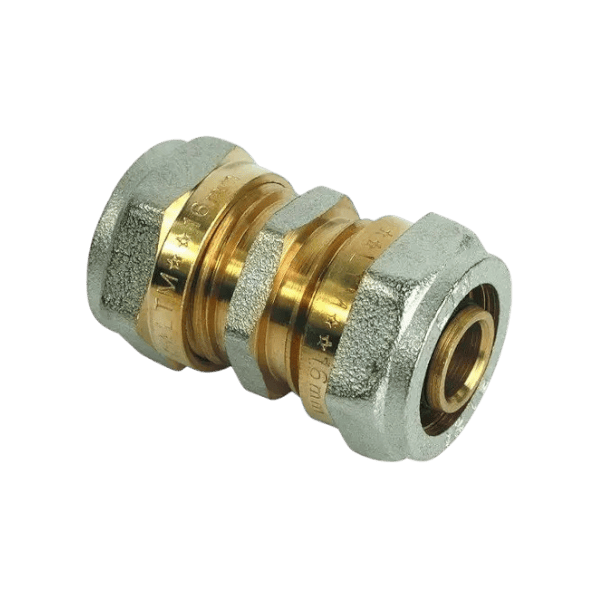 Соединительная муфта для металлопластиковой трубы 16х16