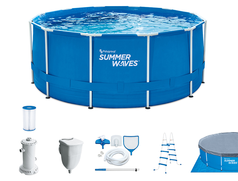 Каркасный бассейн 366 х 122 см Steel Pro Frame Pool BestWay 56420 купить в украине Каркасный бассейн 366 х 122 см Steel Pro Frame Pool BestWay 56420