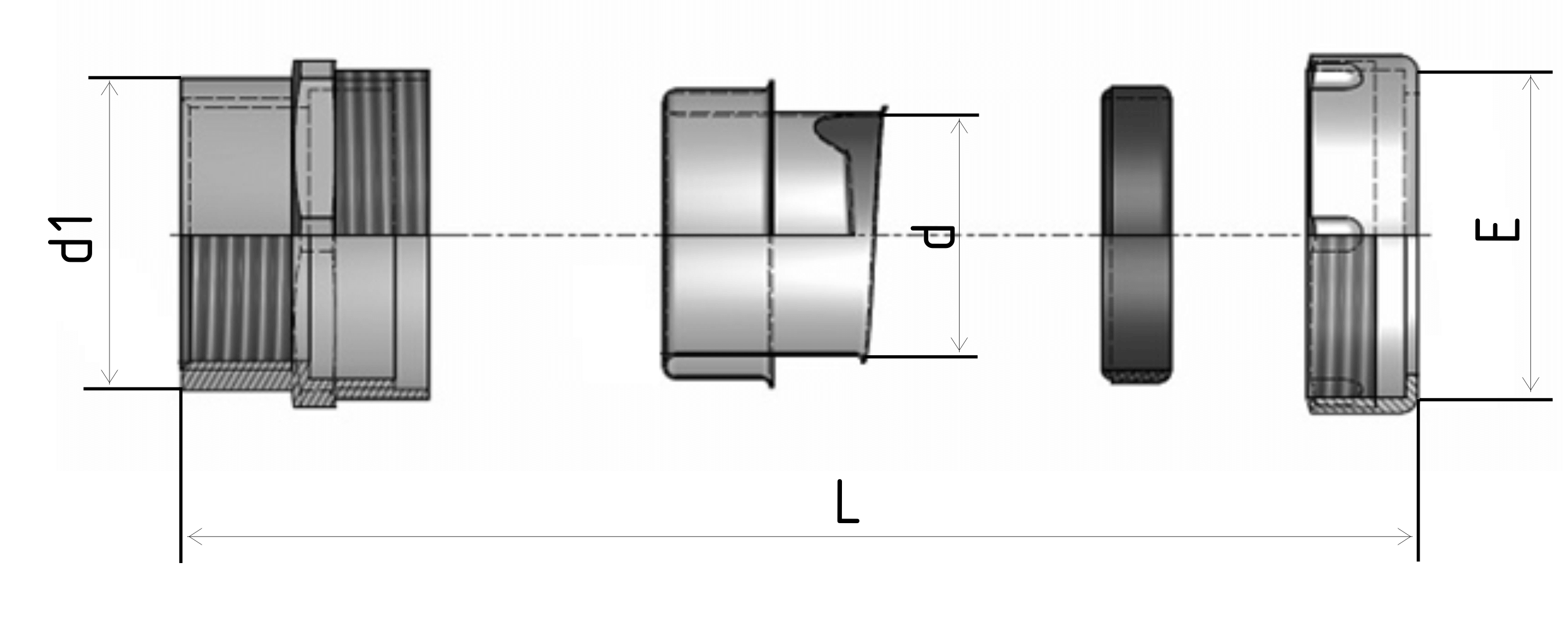 Чертёж муфты МВв