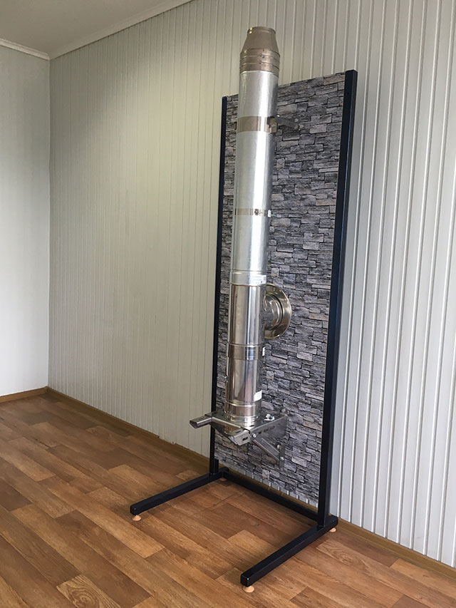 Общий вид дымоходной трубы