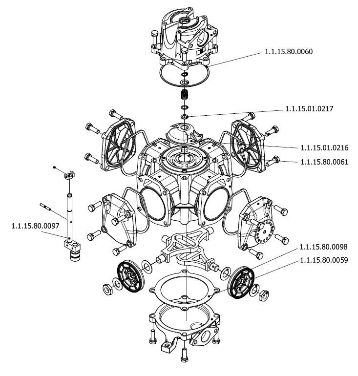 Вимірювач об'єму М-60