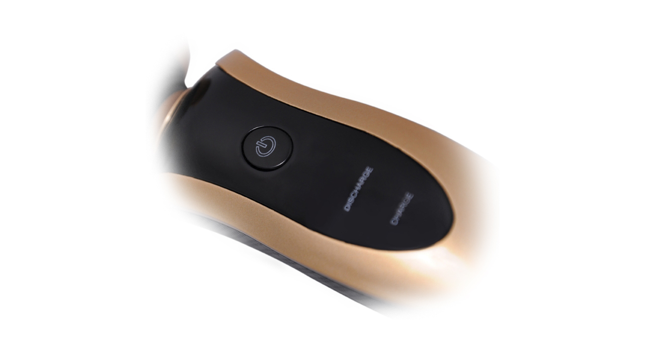 Golarka męska Eldom G50 ZŁOTA zasilana akumulatorowo