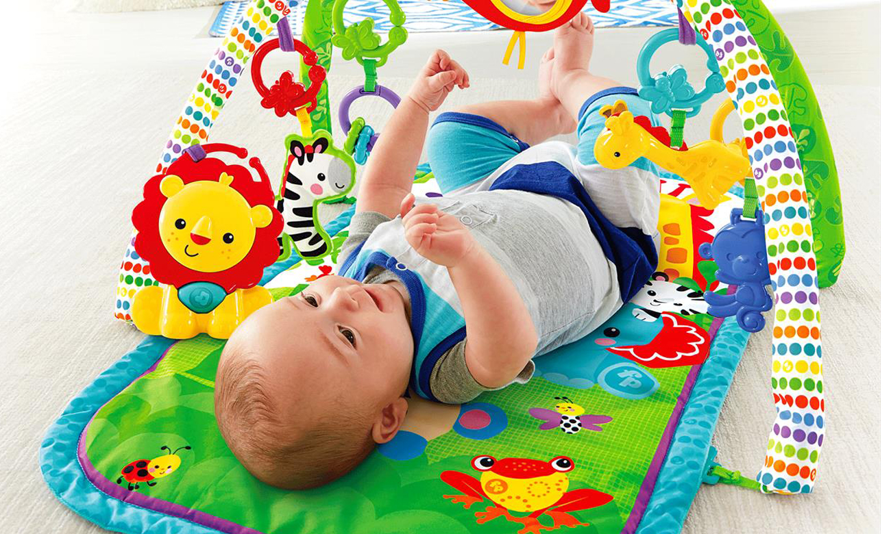 test mata gimnastyczna fisher price 3w1
