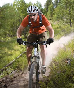 Велосипед с контактными педалями Велосипед с контактными педалями