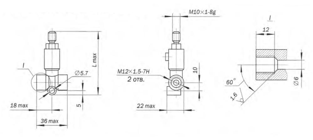 Габаритные и присоединительные размеры (чертежи) импульсных питателей