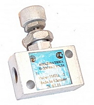 Пневмодроссели с обратным клапаном П-ДК 06-2, П-ДК 10-2, П-ДК 16-2, П-ДК 20-2, П-ДК 25-2