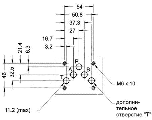 Монтажная поверхность распределителей ВММ10
