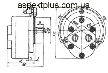Размеры насосов АГ11-11(А)