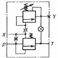 Гидравлические схемы клапанов давления МКПВ