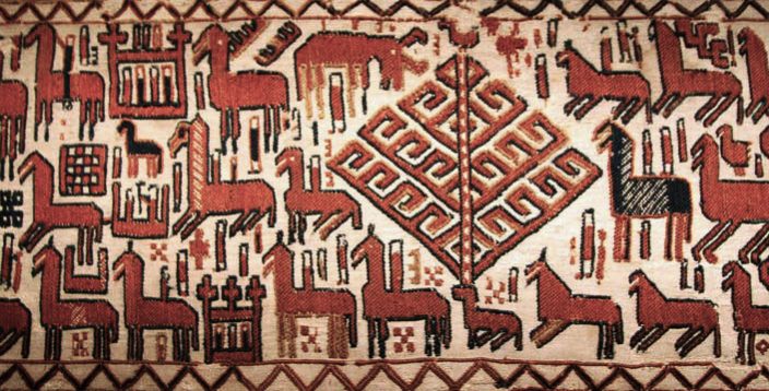 Іггдрасіль на старовинному гобелені Іггдрасіль на старовинному гобелені з Overhogdal