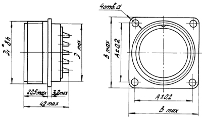 роз'єм ШР : конструкція корпусу